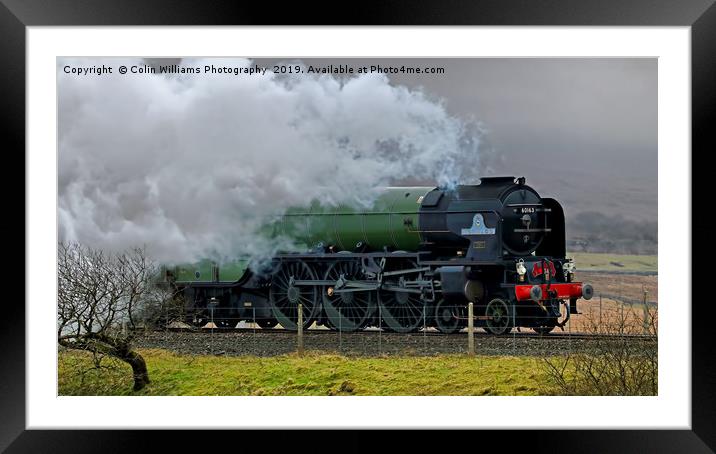 Tornado At The Ribblehead Viaduct - 3 Framed Mounted Print by Colin Williams Photography