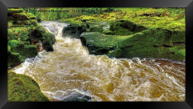The Strid  Bolton Abbey Framed Print by Colin Williams Photography