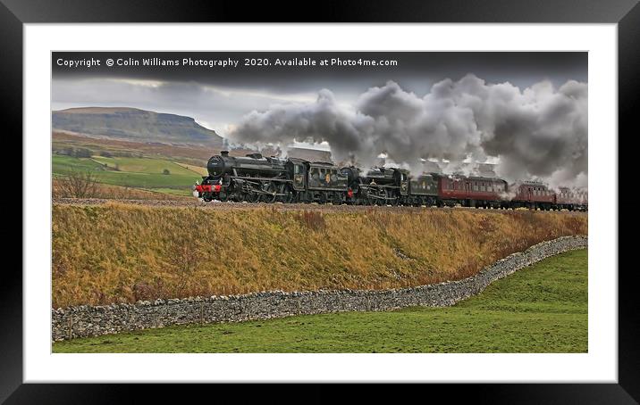 The Citadel Steam Special 9.11.2019 Framed Mounted Print by Colin Williams Photography