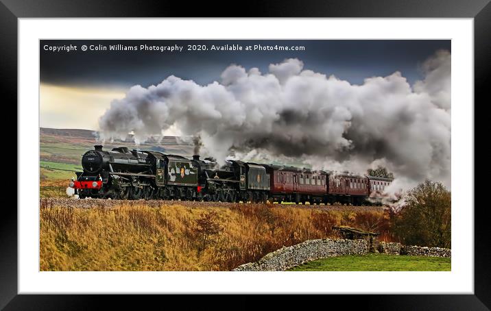 The Citadel Steam Special 9.11.2019 - 2 Framed Mounted Print by Colin Williams Photography