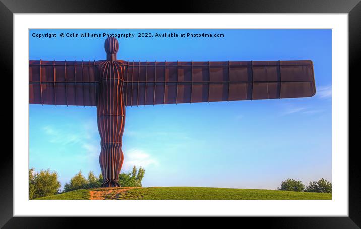 The Angel of the North  2 Framed Mounted Print by Colin Williams Photography
