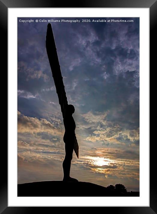 The Angel of the North  5 Framed Mounted Print by Colin Williams Photography