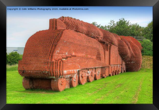 The Darlington Brick Train. Framed Print by Colin Williams Photography