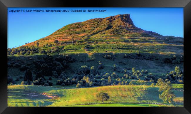 Roseberry Topping North Yorkshire 2 Framed Print by Colin Williams Photography