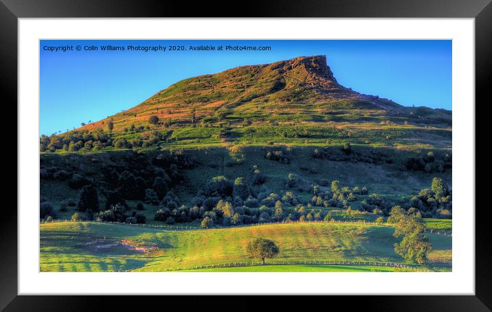 Roseberry Topping North Yorkshire 2 Framed Mounted Print by Colin Williams Photography