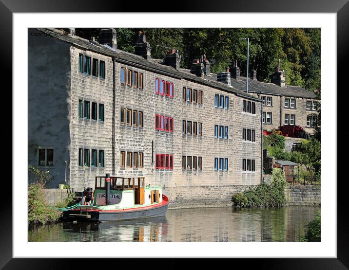 Hebden Bridge  And The Rochdale Canal 2 Framed Mounted Print by Colin Williams Photography
