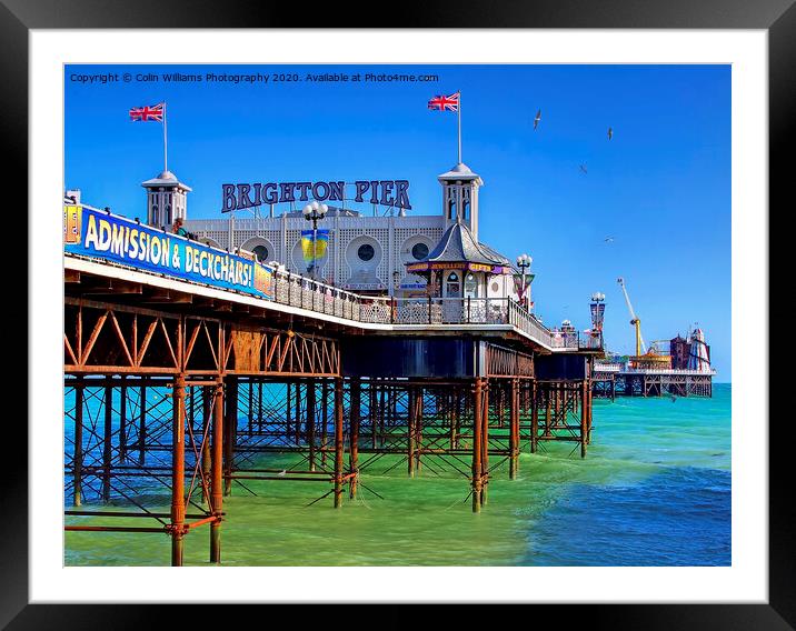 Brighton Pier Framed Mounted Print by Colin Williams Photography