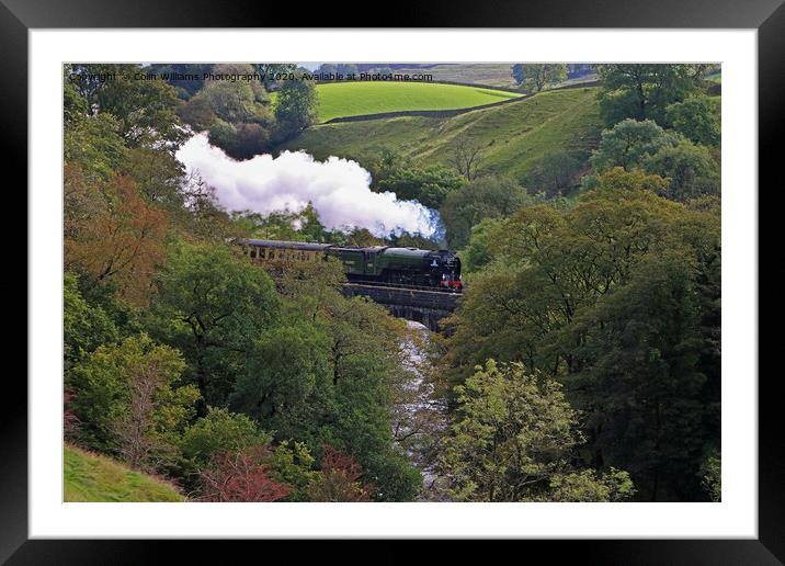 Tornado 60163 crosses the River Ribble Framed Mounted Print by Colin Williams Photography