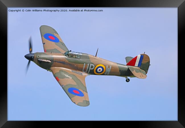 Hawker Hurricane at The Shuttleworth Airshow Framed Print by Colin Williams Photography