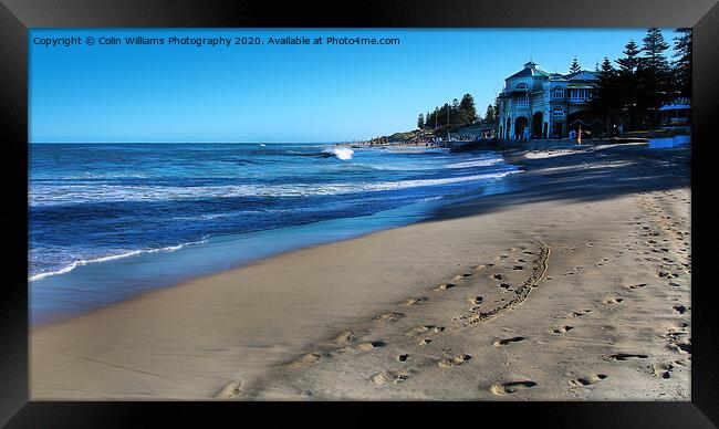 Cottesloe Beach Western Australia 2 Framed Print by Colin Williams Photography