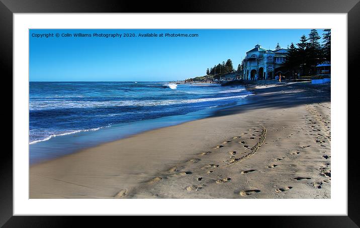 Cottesloe Beach Western Australia 2 Framed Mounted Print by Colin Williams Photography
