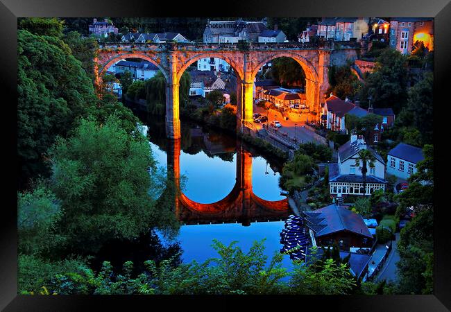Knaresborough Reflections  Framed Print by Colin Williams Photography