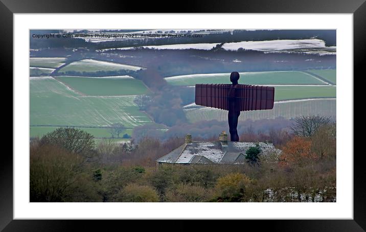 The Angel of the North  7 Framed Mounted Print by Colin Williams Photography