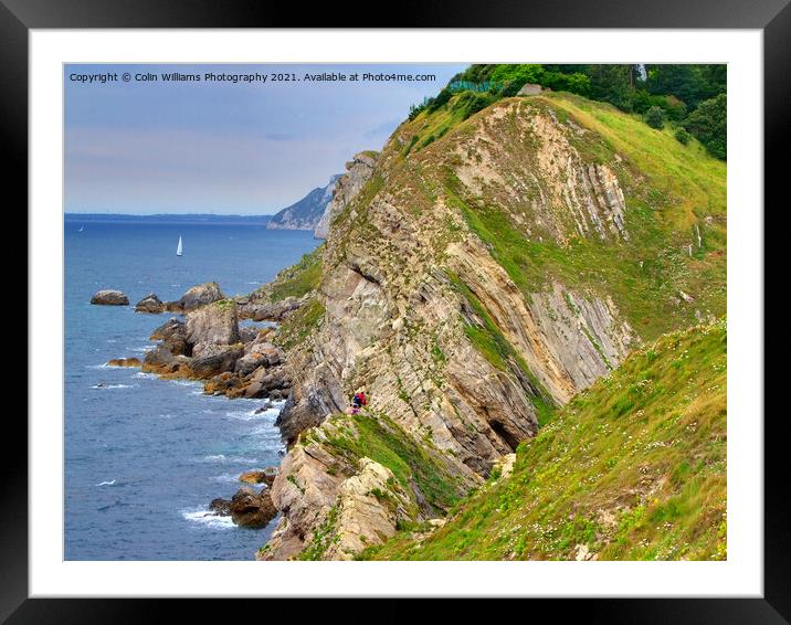 Stair Hole and Lulworth Cove 3 Framed Mounted Print by Colin Williams Photography