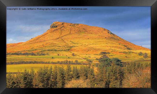 Roseberry Topping North Yorkshire 4 Framed Print by Colin Williams Photography