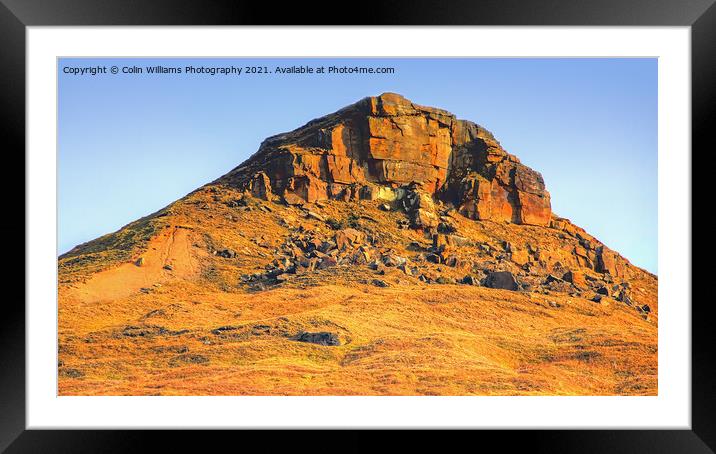 Roseberry Topping North Yorkshire 5 Framed Mounted Print by Colin Williams Photography