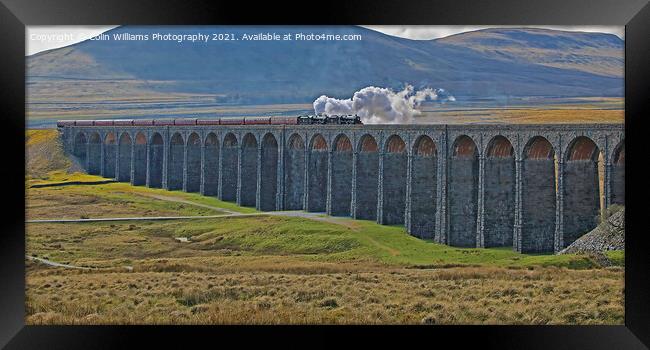 Steam Over The Ribblhead Viaduct - 1 Framed Print by Colin Williams Photography