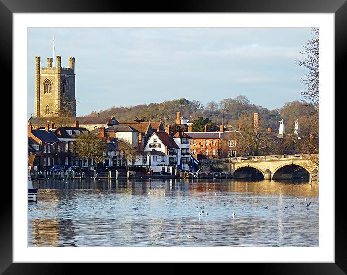 Henley-on-Thames Framed Mounted Print by Tony Murtagh