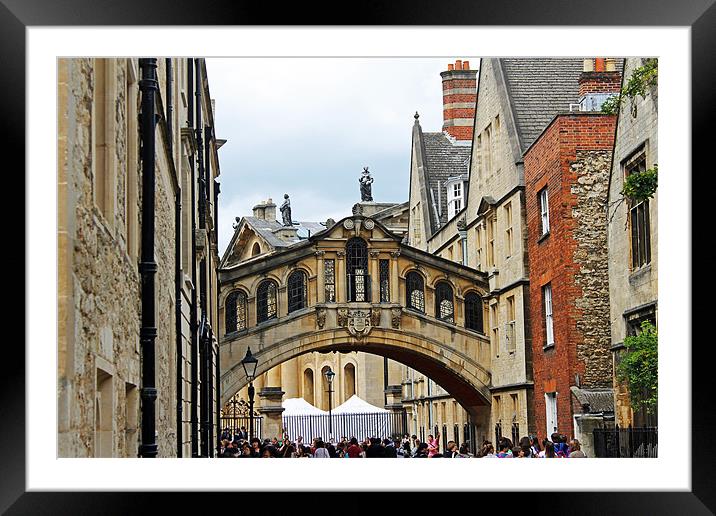 Bridge of Sighs, Oxford Framed Mounted Print by Tony Murtagh