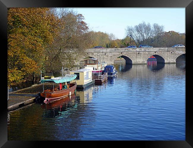 River Severn, Stratford on Avon Framed Print by Tony Murtagh