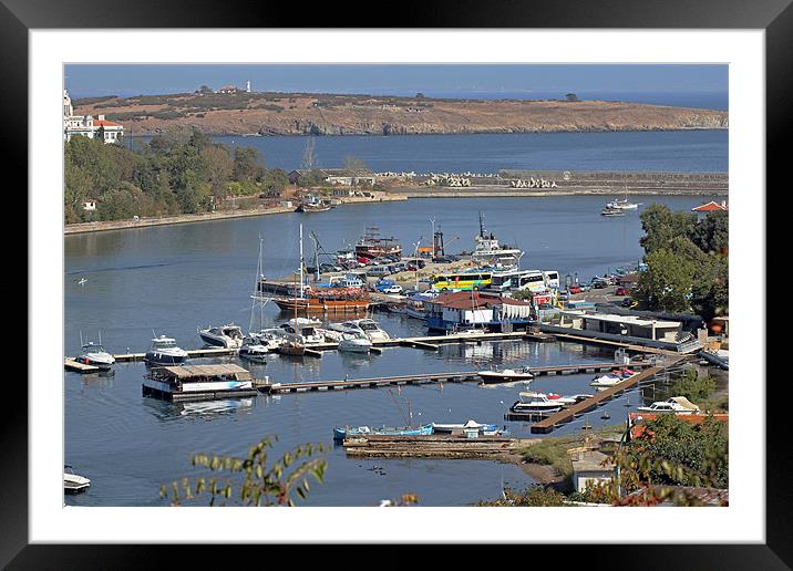 Sozopol Harbour Framed Mounted Print by Tony Murtagh