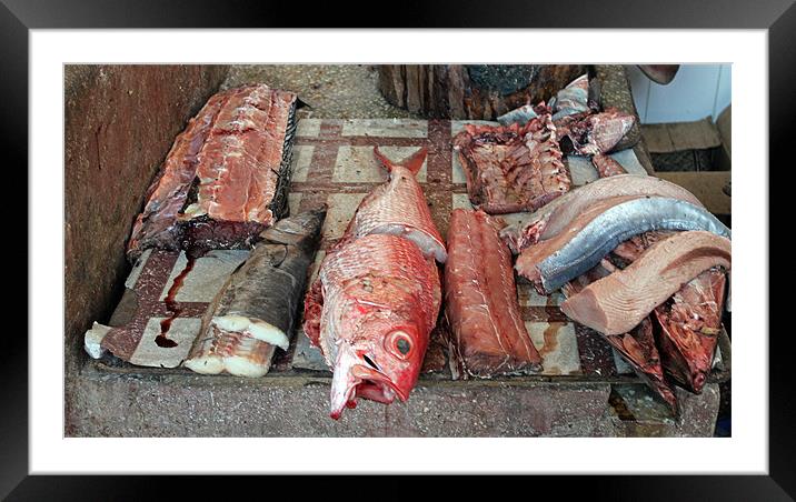 Fish Market Framed Mounted Print by Tony Murtagh