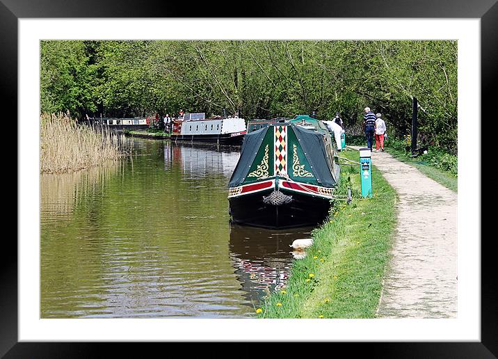A Canal Walk Framed Mounted Print by Tony Murtagh