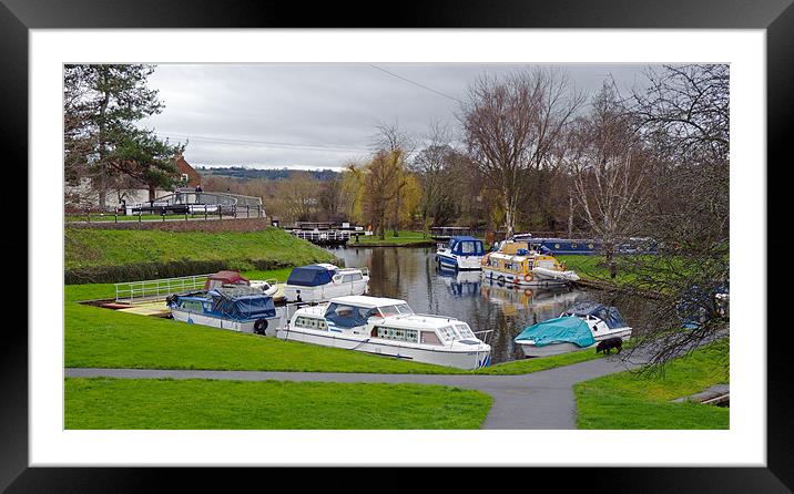 Canal Basin Framed Mounted Print by Tony Murtagh