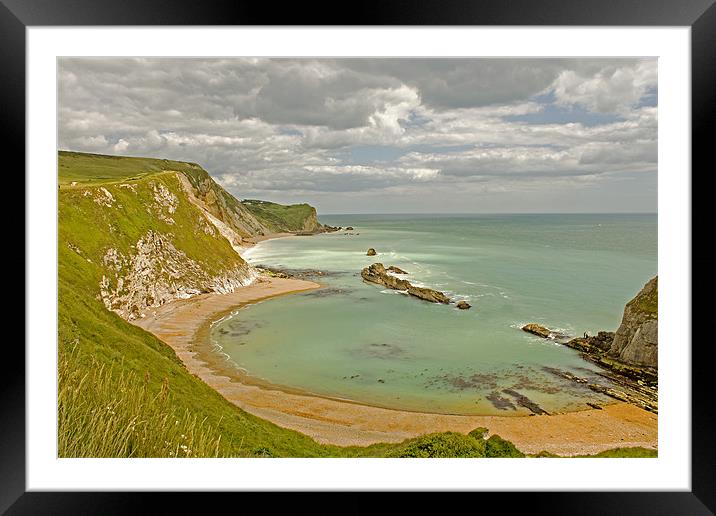 St Oswalds Bay Framed Mounted Print by Tony Murtagh