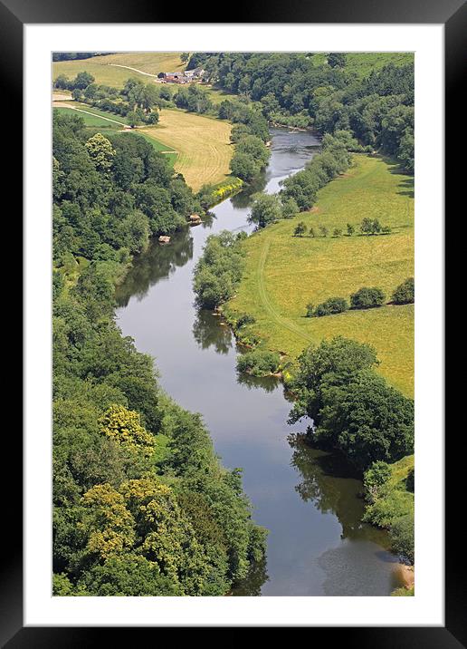 River Wye Framed Mounted Print by Tony Murtagh