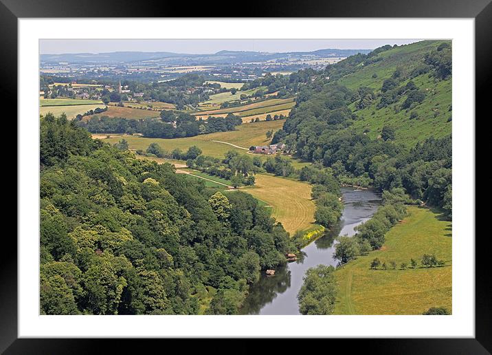 Wye Valley Framed Mounted Print by Tony Murtagh