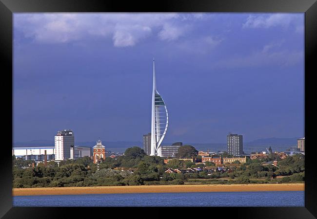 Spinnaker Tower Framed Print by Tony Murtagh