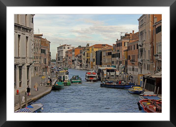 Cannaregio Canal Framed Mounted Print by Tony Murtagh