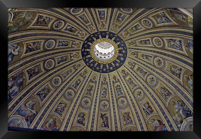 St Peters Dome Framed Print by Tony Murtagh