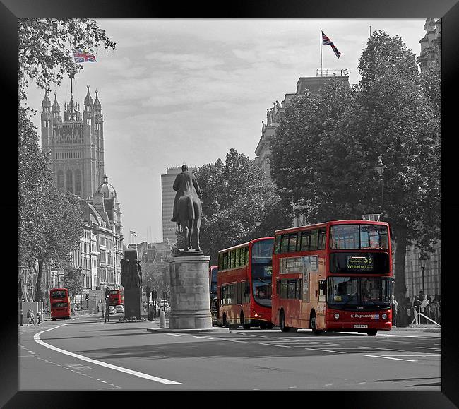Routemaster London Buses Framed Print by Tony Murtagh