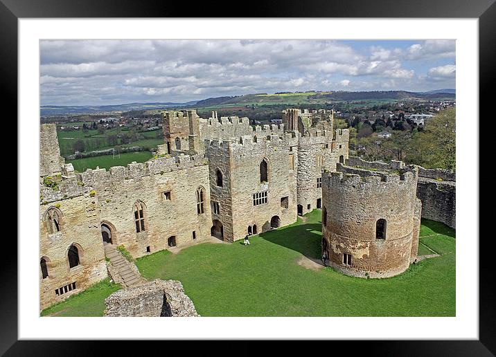 Ludlow Castle Chapel and Great Hall Framed Mounted Print by Tony Murtagh