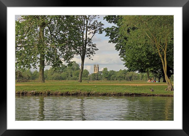Merton College Tower Framed Mounted Print by Tony Murtagh