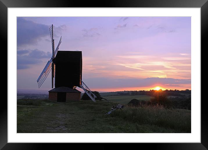 Sunset at Brill Framed Mounted Print by Tony Murtagh
