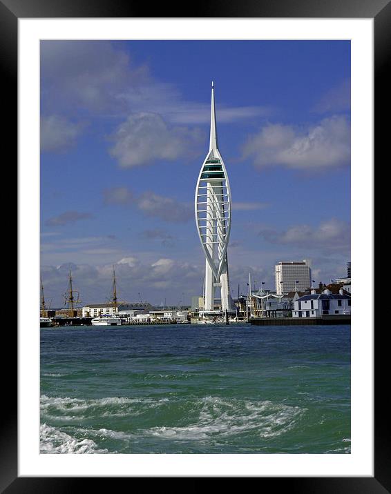 Spinnaker Tower  Framed Mounted Print by Tony Murtagh
