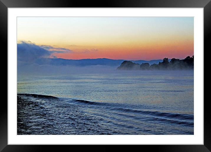 Danube Dawn Framed Mounted Print by Tony Murtagh