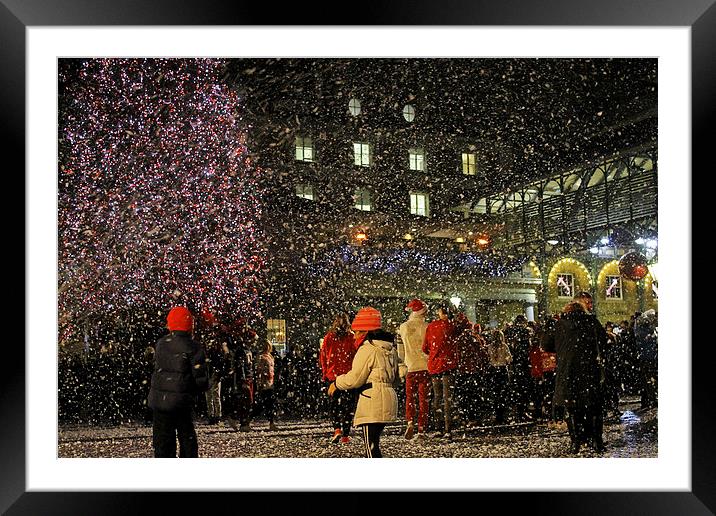 Let It Snow Framed Mounted Print by Tony Murtagh