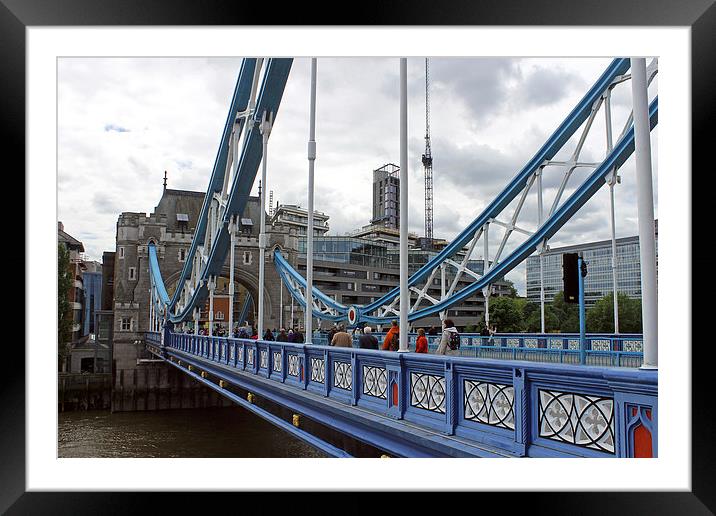  Tower Bridge Framed Mounted Print by Tony Murtagh