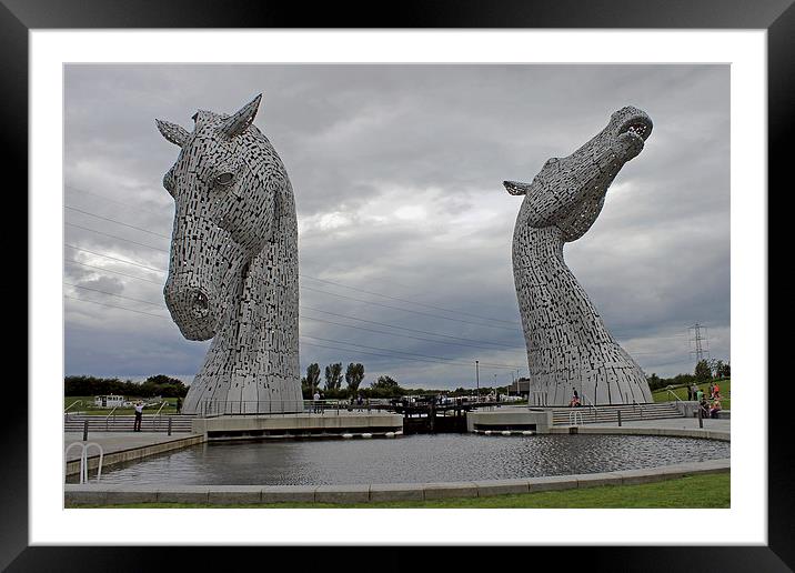  The Kelpies Framed Mounted Print by Tony Murtagh