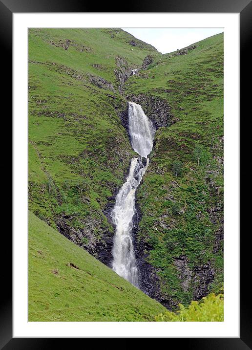  Grey Mare's Tail Framed Mounted Print by Tony Murtagh