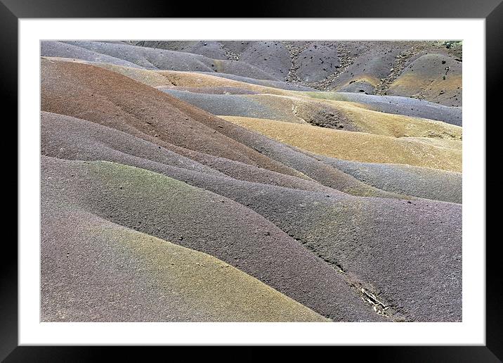 Seven Coloured Earths  Framed Mounted Print by Tony Murtagh