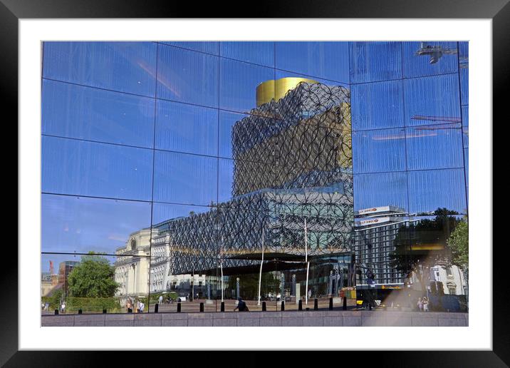 Reflections from Birmingham Symphony Hall Framed Mounted Print by Tony Murtagh