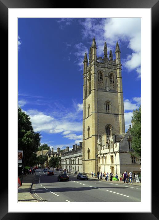 Magdalen Tower  Framed Mounted Print by Tony Murtagh