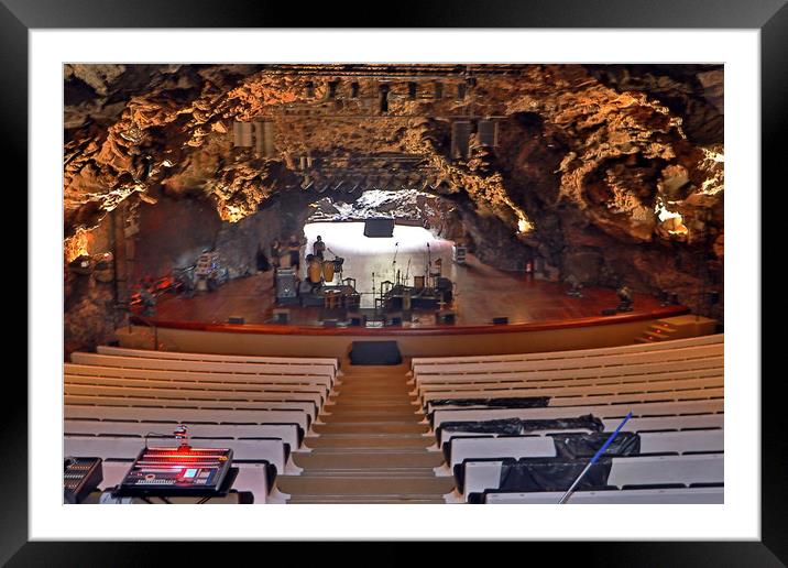 Auditorium in Jameos Del Agua  Framed Mounted Print by Tony Murtagh