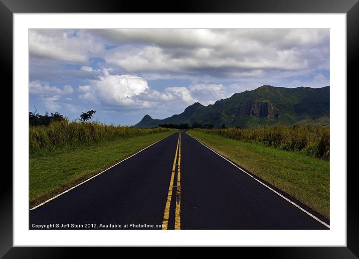 Hawaiian Mountain Range Framed Mounted Print by Jeff Stein