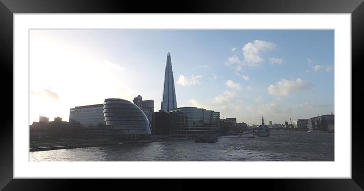 City Of London Framed Mounted Print by Westley Grant